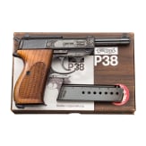 An engraved Walter P38 Ulm all steel version, commemoration model "100 years Walther" in box