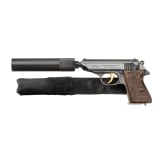 A Walther PPK with silencer