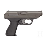 A Heckler & Koch VP 70 Z with attachable stock in box