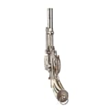 A Revolver Chamelot Delvigne, engraved, nickel-plated, with ivory grips, circa 1872