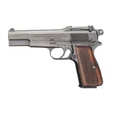A FN GP M 35 with stock, holster and two ammunition pouches