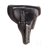 A CZ M 38 with holster, war booty of the Wehrmacht, used by the Finnish army