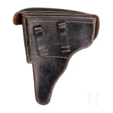 A CZ M 38 with holster, war booty of the Wehrmacht, used by the Finnish army