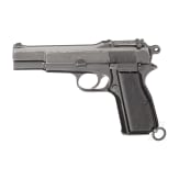 A Browning John Inglis HP pistol No. 1 Mk 1, with shoulder stock