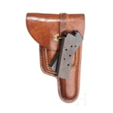 An Obregon pistol, with holster