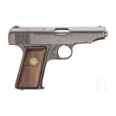 An Ortgies pistol with additional safety
