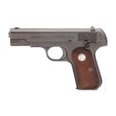 A Colt M 1903 Hammerless .32 U.S. Government with holster