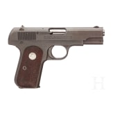 A Colt M 1903 Hammerless .32 U.S. Government with holster