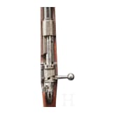 A rifle 98, Mauser 1915, marked "EWB", modified for blank-firing