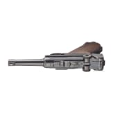A pistol 08, Erfurt 1918 with holster and two magazines with matching numbers