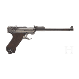 An Artillery Luger, Erfurt 1914, with shoulder stock, holster and strapping