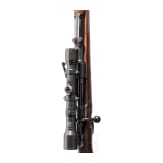 A carbine 98 k of the SS, made from a shortened rifle 98, with scope Heliavier