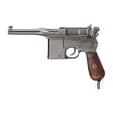 A Mauser C 96/16 of the Weimar police ("1920 Rework")