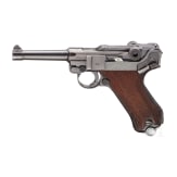 A pistol 08 by Mauser, code S/42 - 1937" with holster