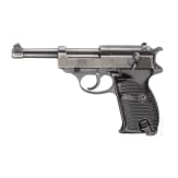 A Mauser P 38, code "byf - 42" with holster