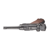 A pistol 08 by Simson, "Blank Chamber Variation", with holster