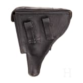 A pistol 08 by Simson, "Blank Chamber Variation", with holster