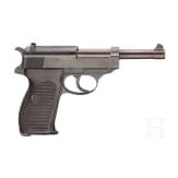 A Spreewerk P 38, code "cyQ, Barrel made by Walther, with holster