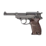 A Walther P 38, code "ac - 44" with fnh barrel and holster