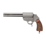 A Walther long-barreled flare gun (Army Model)