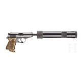 A Walther PPK ZM, million series, with silencer of the GDR - Stasi