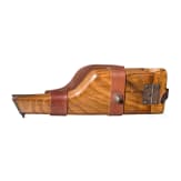 A holster stock for a Mauser C 96 with leather straps (repro)