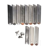 A mixed lot Luger magazines and mag parts