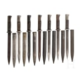Seven bayonets M 1884/98