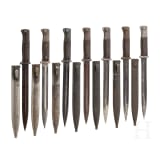 Seven bayonets M 1884/98
