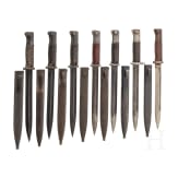 Seven bayonets M 1884/98