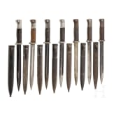 Seven bayonets M 1884/98