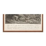 Johann Elias Ridinger, four framed copper engravings showing wild animals, Augsburg, ca. 1760