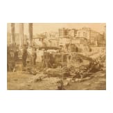 A large Italian print of the "Forum Romanum" in Rome, circa 1880