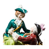 A huntress on horseback, Scheibe-Alsbach porcelain manufactory, 20th century