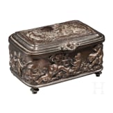 A German jewellery casket made of cast iron, Ilsenburg foundry, circa 1880