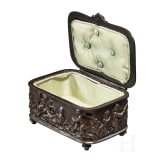 A German jewellery casket made of cast iron, Ilsenburg foundry, circa 1880