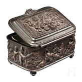 A German jewellery casket made of cast iron, Ilsenburg foundry, circa 1880