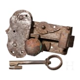 A German furniture lock from the Renaissance, circa 1600