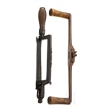 A saw and drill, German, 18th century