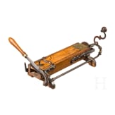 A North German/Dutch mechanical tobacco cutter, circa 1760