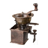 A French coffee grinder, circa 1800