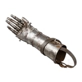 A hand prosthesis, replica of Goetz von Berlichingen's famous "Iron hand"
