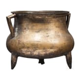 A large German tripod skillet, 18th century