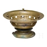A German brass rechaud, Nuremberg, 17th century