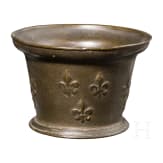 A French bronze mortar, 17th/18th century
