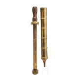 A brass fire spout, Nuremberg, 17th/18th century