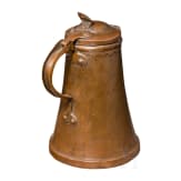 A German copper jug, 18th century