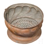 A Baroque copper sieve, Southern German, 18th century