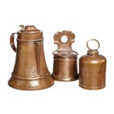 Three southern German copper containers, late 18th/early 19th century