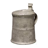 A tin drinking jug, N&ouml;rdlingen, circa 1640